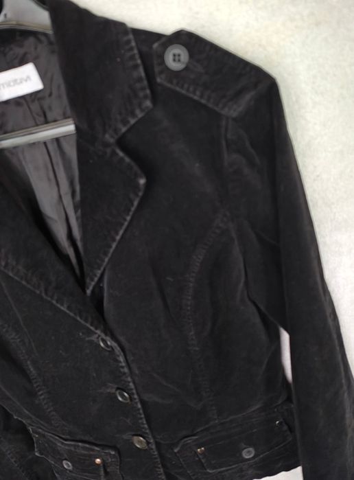 Sacou / Jacket catifea neagra - Motivi