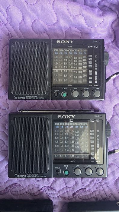 Radiouri Sony, Diverse modele