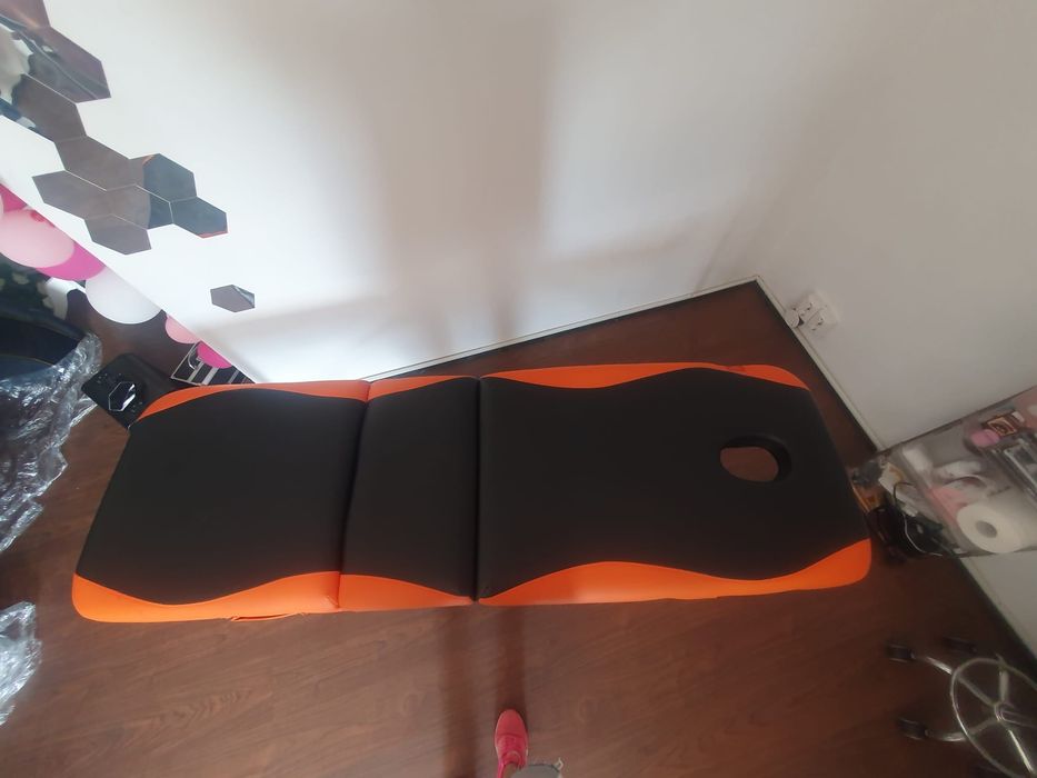 Pat de gene profesional + husă + lampă – stare foarte bună