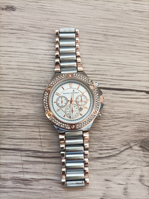 Ceas Michael Kors Bradshaw, dama, roz, otel inoxidabi