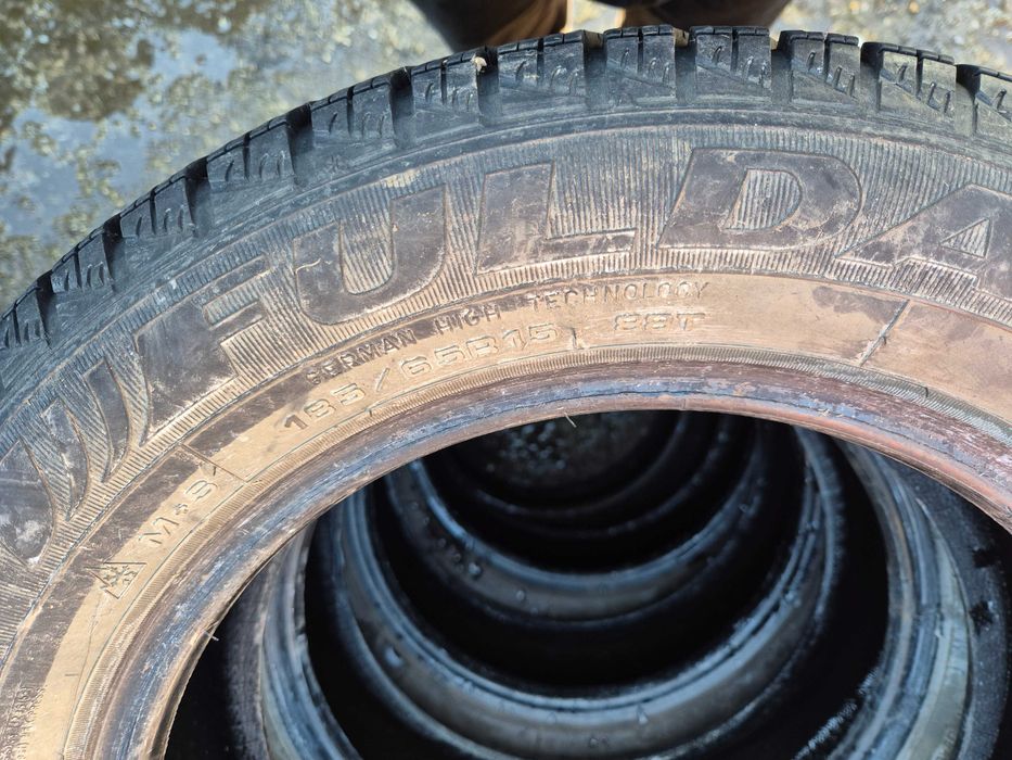 2 Anvelope de IARNA - 185/65/15 - FULDA - Stare F BUNA DOT 2021