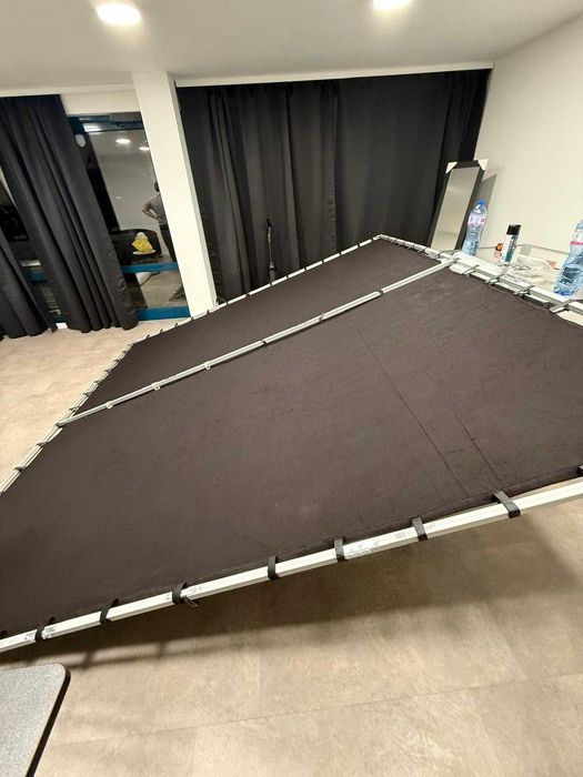 панорамен черен фон за фотография 4х4