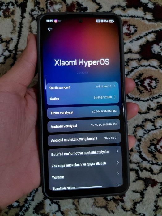 Redmi not 12 sotiladi