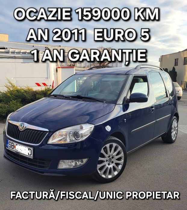 SKODA ROOMSTER an2011 euro5 distribuție lanț 4 cilindri 1 AN GARANȚIE