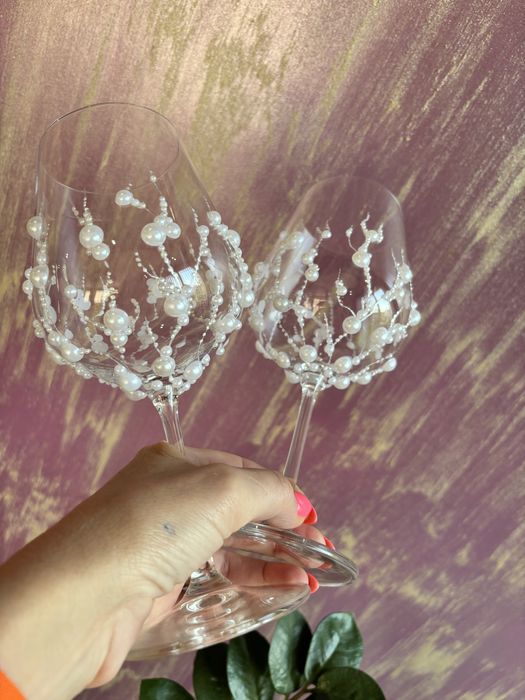 РАЗПРОДАЖБА!!! Рисувани сватбени ритуални чаши