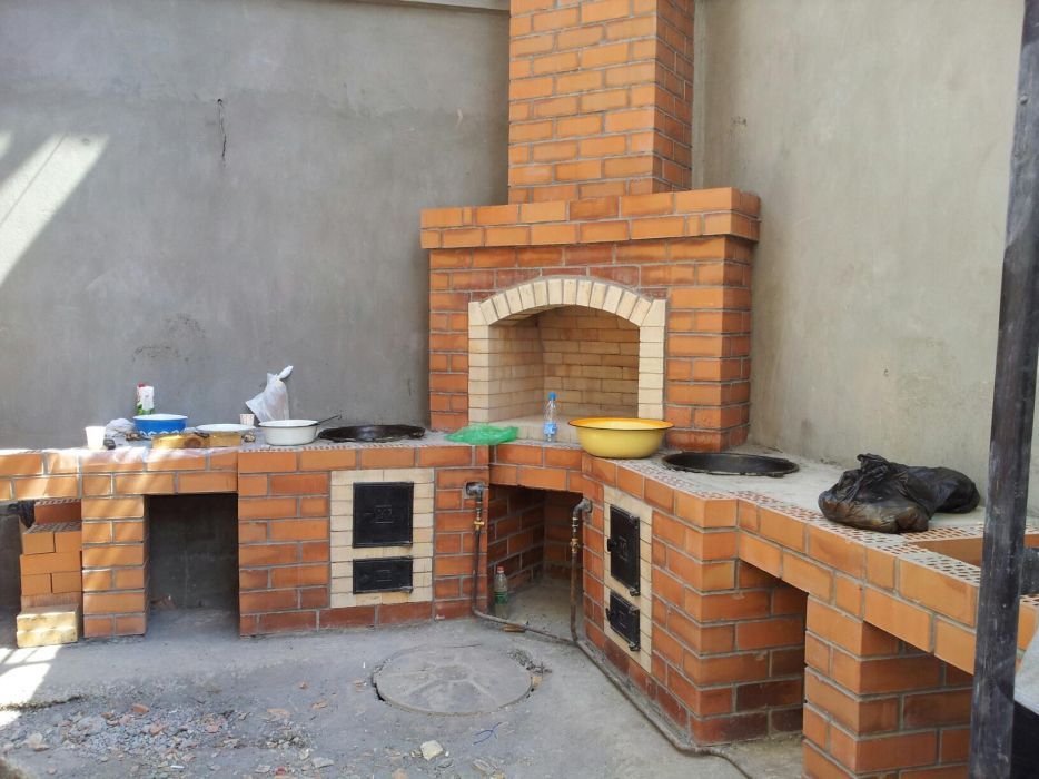 Строим ,Летние кухни. Казаны. Барбекю.