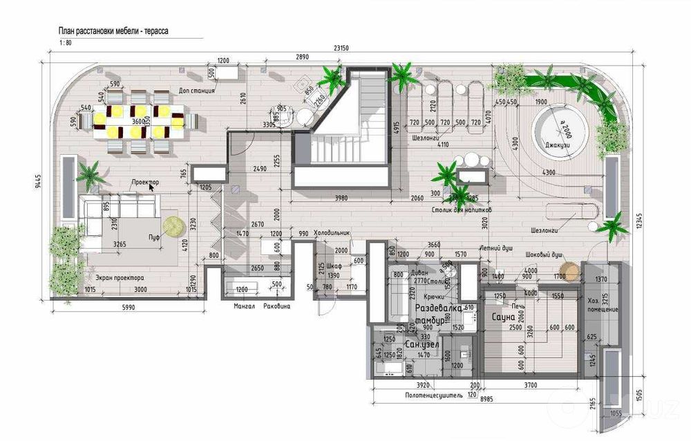ПРОДАЕТСЯ 5/26/27  ЖК NRG U TOWER  356.88кв.м терасса 300кв.м подарок