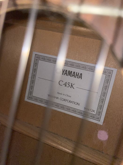 Гитара Yamaha оригинал C45 ямаха