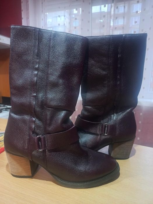 Дамски ботуши от естествена кожа!!!