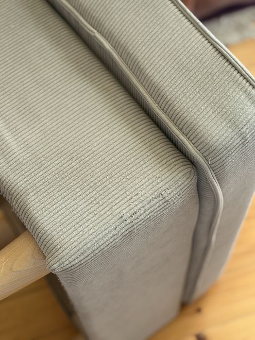 Кресло с табуретка Ikea Strandmon
