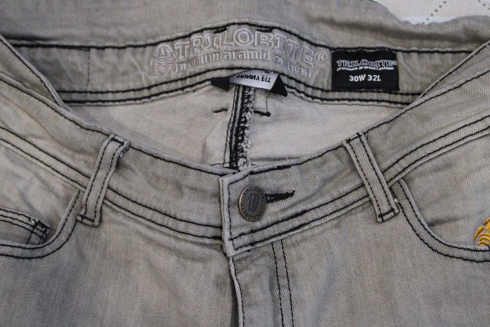 Дамски мото дънки TRILOBITE GREY