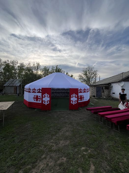 Юрта новая Велюр Газон