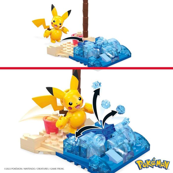 Конструктор Mega Pokemon Пикачу на плажа Покемон Lego Лего