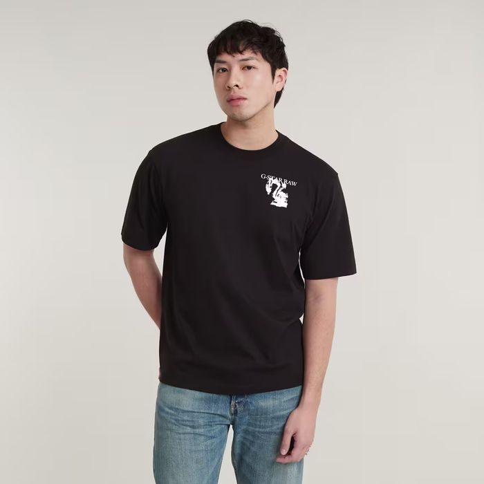 Оригинална тениска G-Star Raw Industry S M L XL XXL мъжка oversize