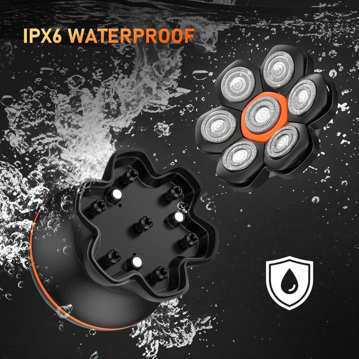 Maxgroom Самобръсначка за глава за плешиви мъже, 7D ,водоустойчива