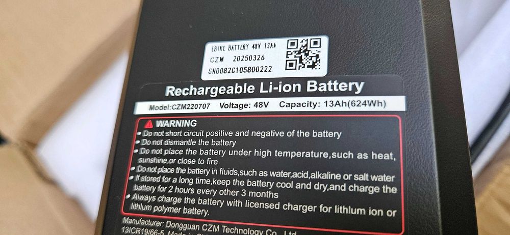 Литиева батерия 48 волта - 13 ампера ПРОМО!