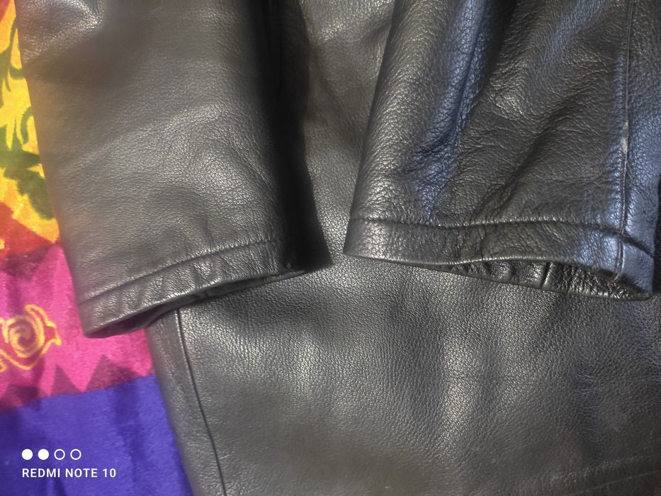 Дубленка кожанная