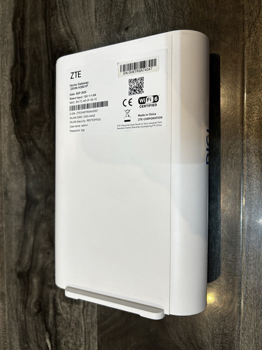 Router ZTE – Wi-Fi 6 | Nou - Digi