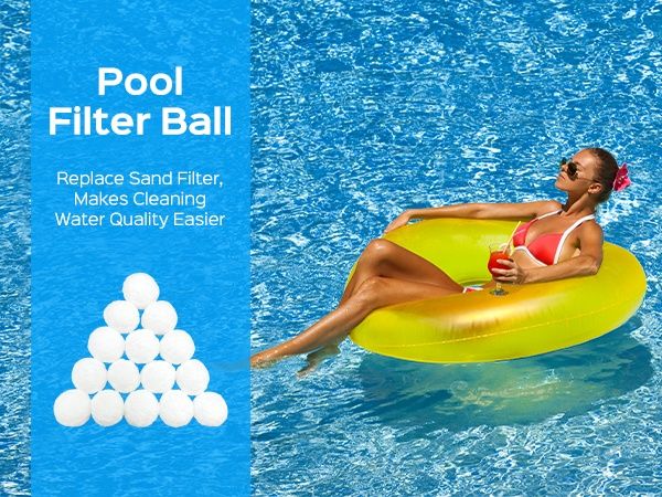 Филтърни топки за басейн, 700g. Филтър за пясъчни помпи