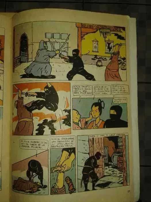 Aventurile unui Ninja revista romaneasca de benzi desenate