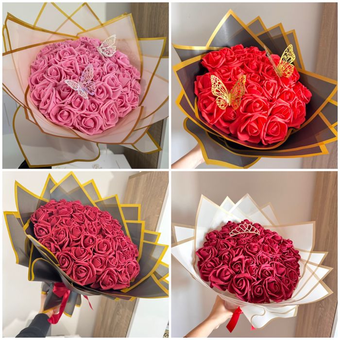 Вечен букет / букет от вечни рози