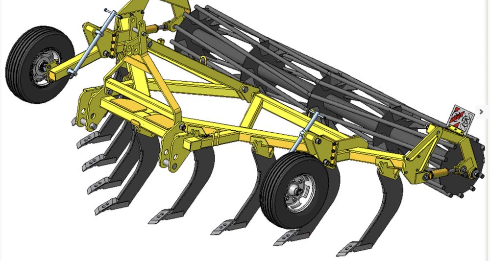 Плуг рыхлитель блочномодульный ПРБ-4А с катком