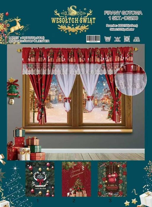 Set perdea + draperie gata cusute