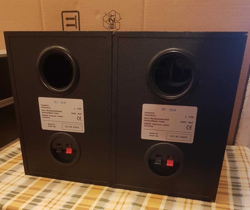 Boxe Sony, Denon, Onkyo - Bass reflex si compresie