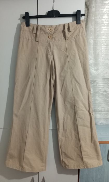 Pantaloni largi bej mărimea 40