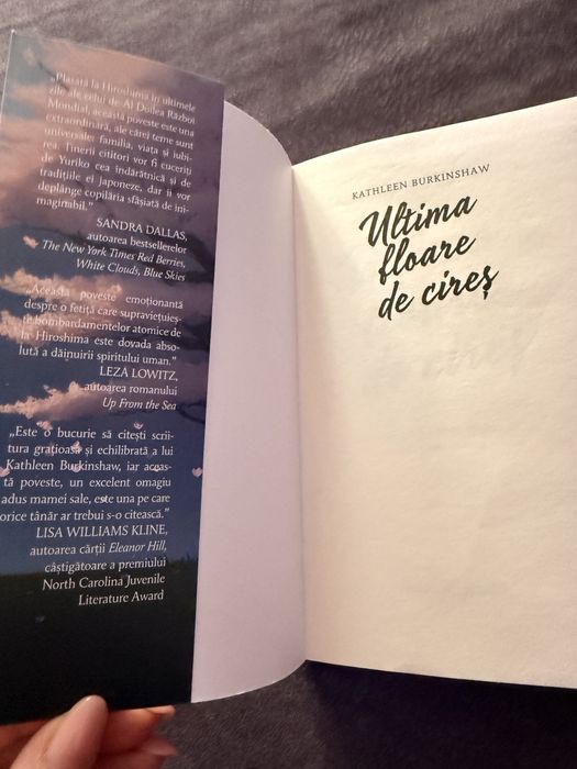 Carte Ultima floare de cires