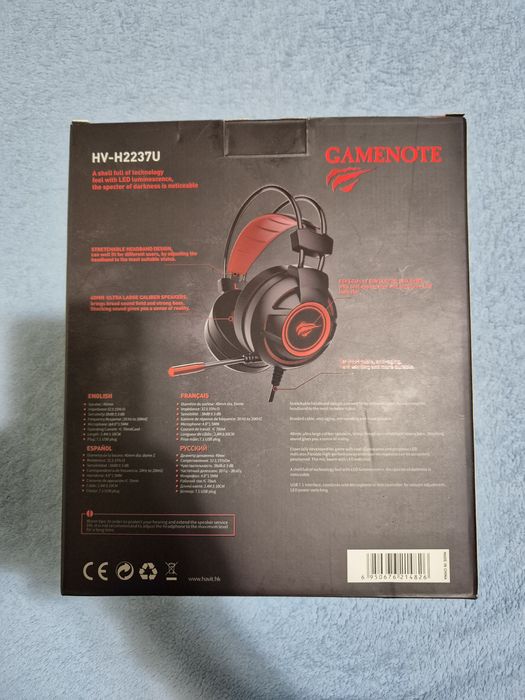 Vând Câști Gaming HAVIT, 7.1 Surround, HV-H2237U, Negru, USB.