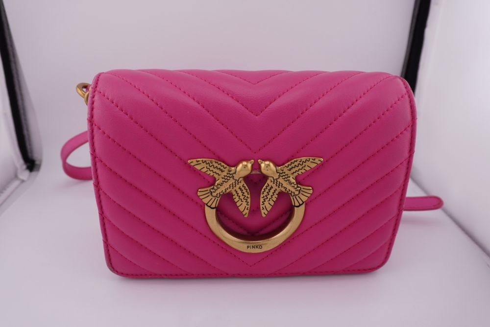 Чанта Pinko естествена кожа