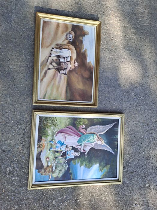 tablou pictura pe panza semnat C Nitescu