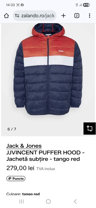 Geaca bărbați Jack Jones xl,noua