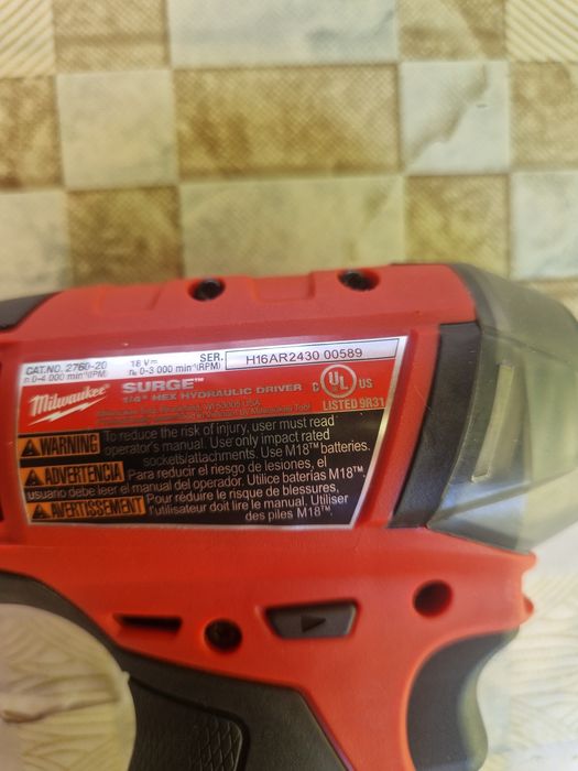 Milwaukee impact M18 FQID modelul american nou
