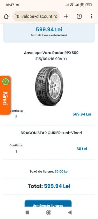 Anvelope vara 215 60 r16