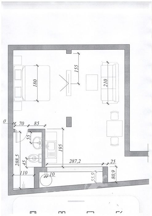 1-стаен в Варна-Погребите площ 55 цена 59000