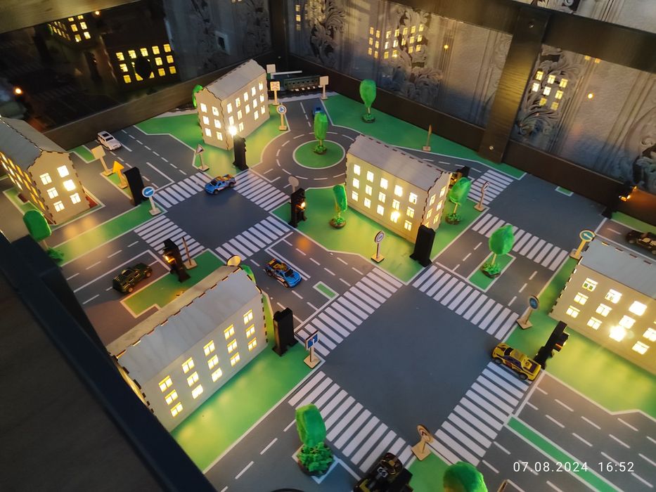 Макеты города для автошколы