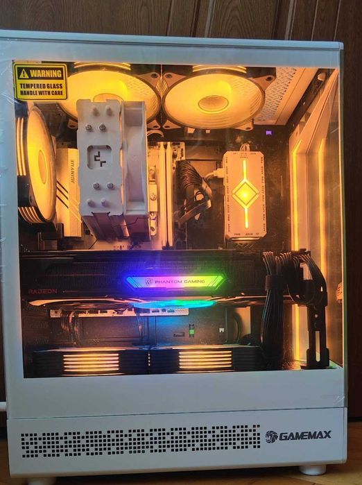 Геймърски компютър Ryzen 5 7500f, AMD Radeon 6800xt, 32gb ddr5, 1tb nvme