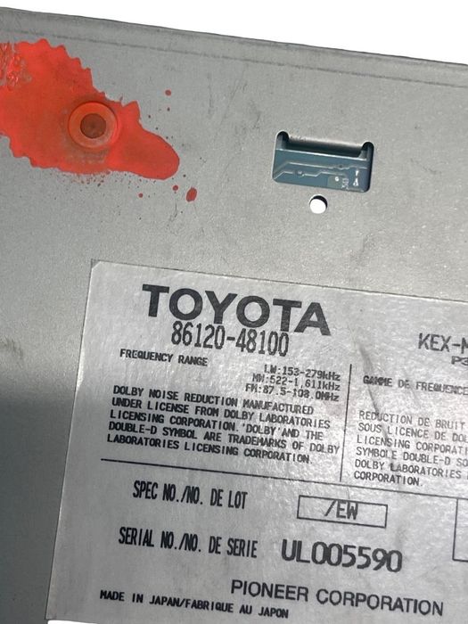 Player Cd/Dvd Sistem De Navigatie Lexus Rx Ii Mhu3_, Gsu3_, Mcu3_ 2003 - 2008 86120-48100
