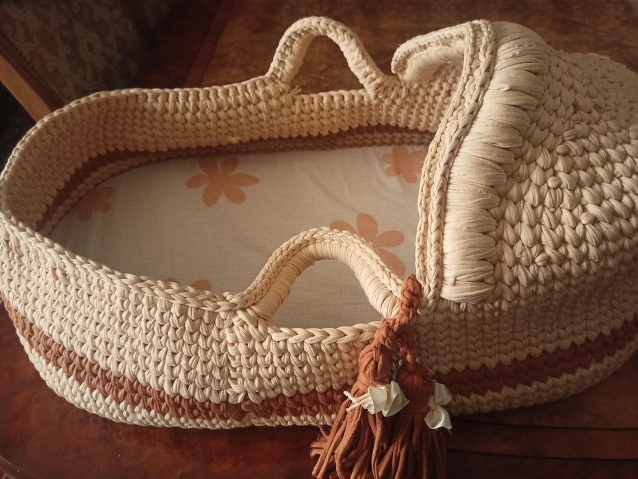 Люлка переноска плетёная