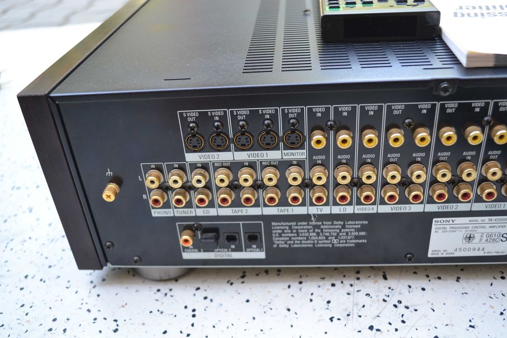 Preamplificator Procesor Sony TA E 2000 ESD cu telecomanda si prospect