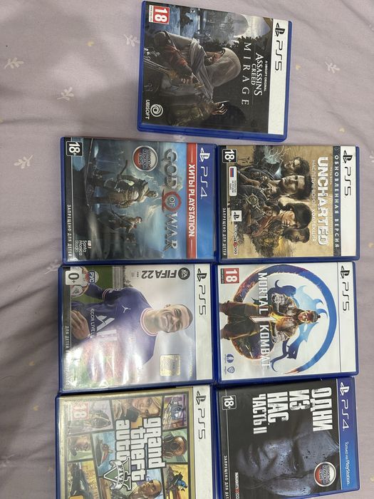 Продам пс5 в комплекте с играми