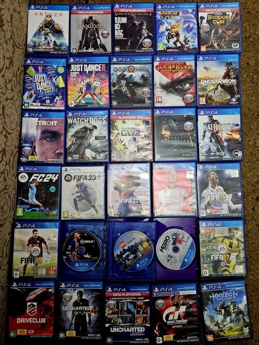 Продажа | Обменяю игры диски PS4, PS5 | Обмен игр Playstation