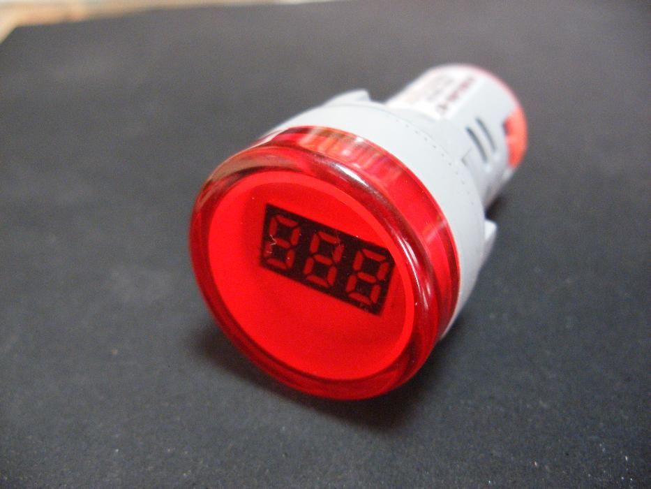 Волтметър променливо напрежение AC 60 - 450v кръгъл цифров дигитален