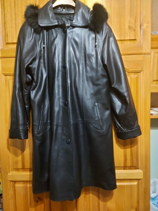 Кожена шуба от естествена кожа
