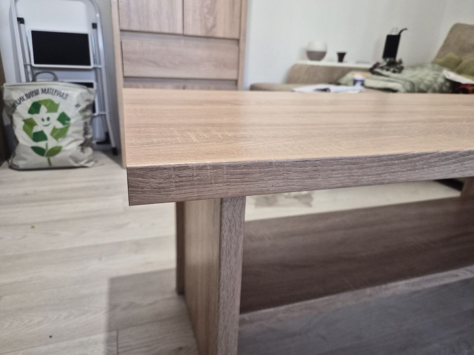 Холна маса 120 см дъб сонома