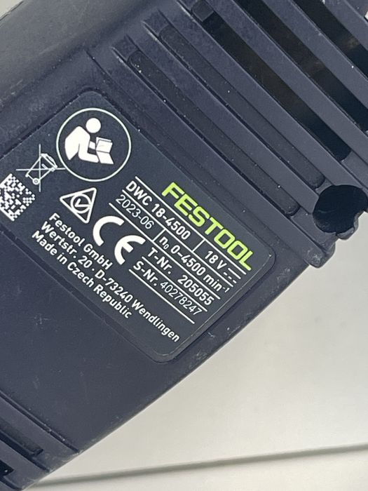 Festool DWC 18-4500 filetanta rigips