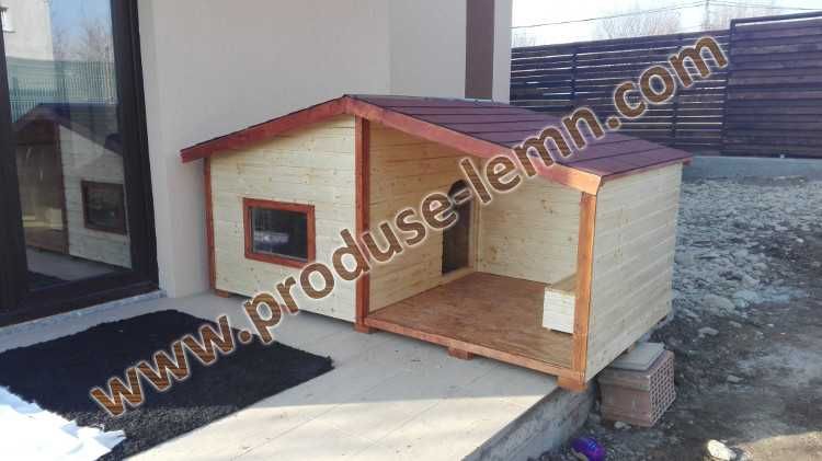 Cusca-cotet caine IZOLAT TERMIC, cu geam termopan !!!