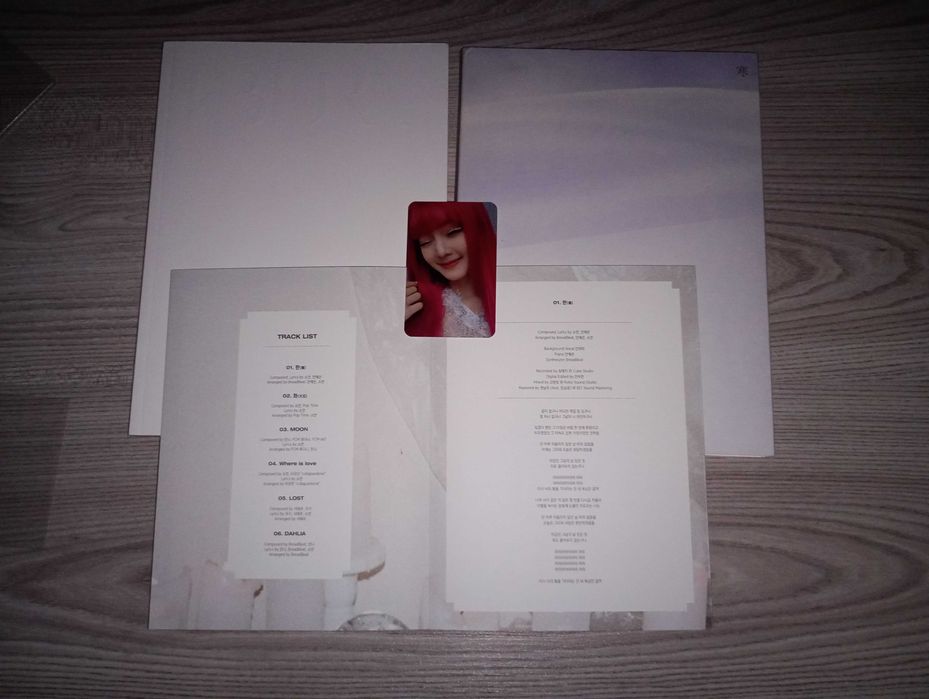 Albume (g)i-dle heat digipack group version și I burn winter version